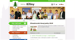 Desktop Screenshot of krtiny.cz